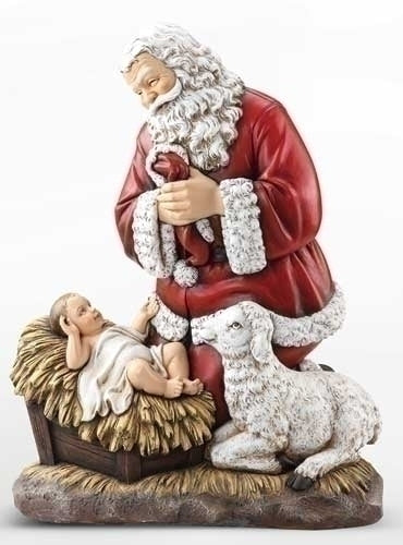 Kneeling Santa – Slim Profile 24"
