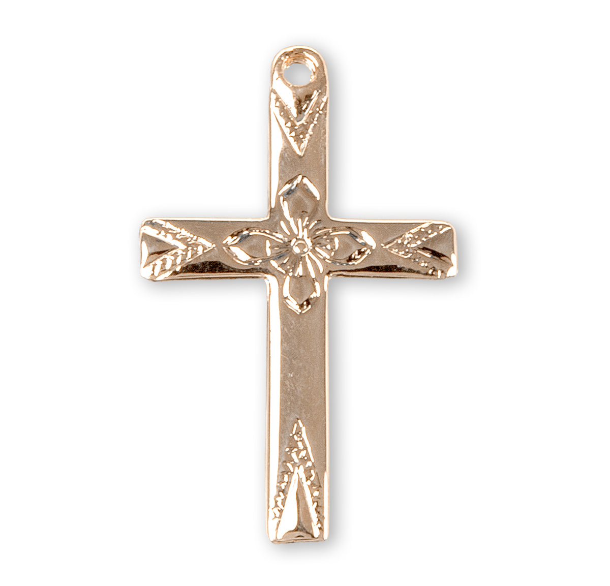 Gold Over Sterling Silver Cross