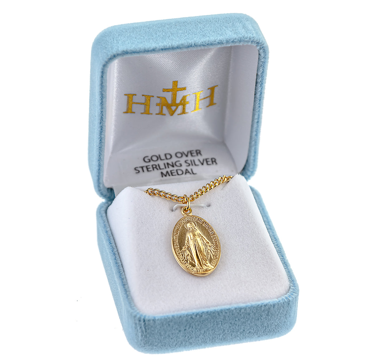 Gold Over Sterling Silver Miraculous Medal