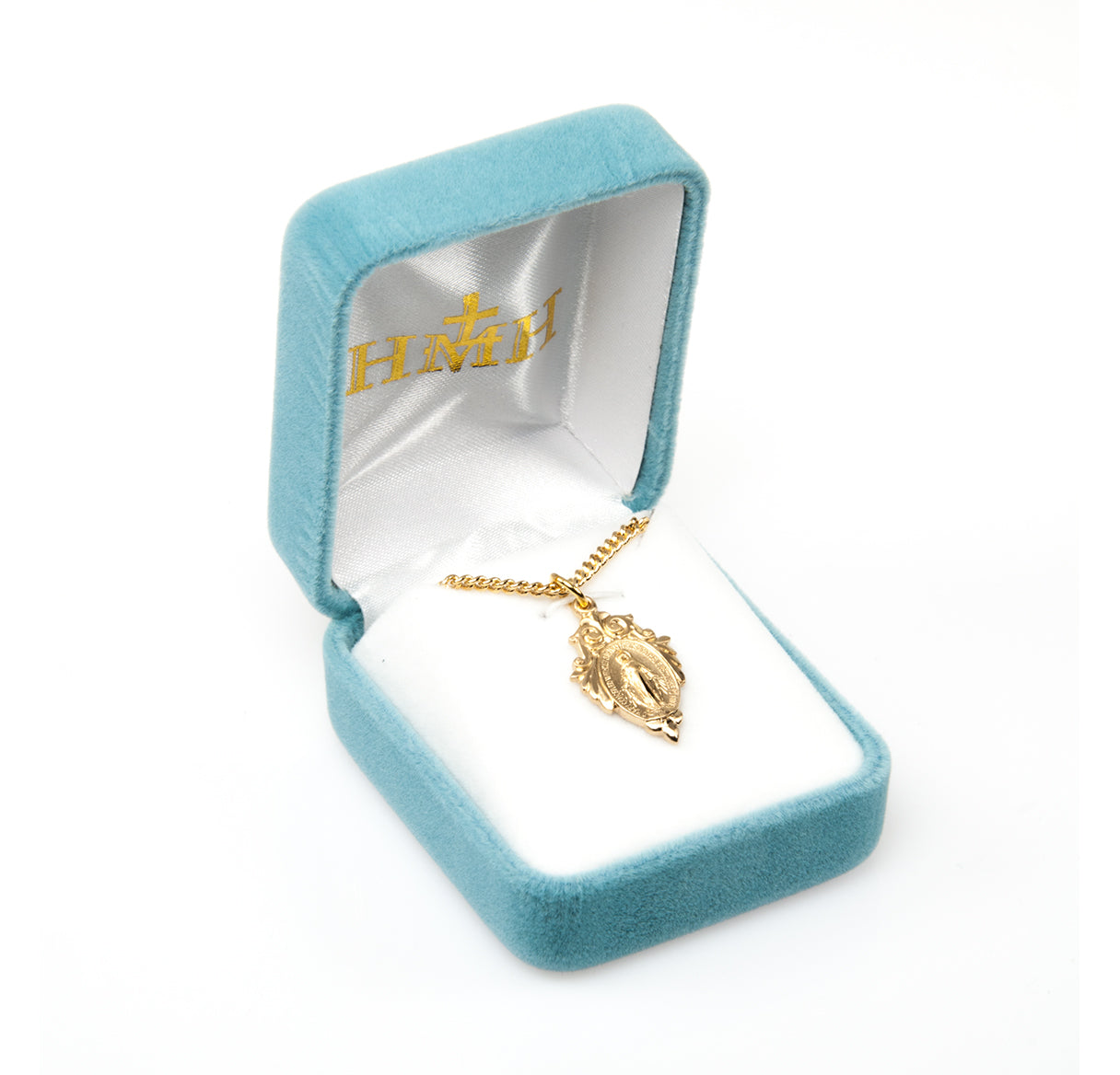 Miraculous Medal Gold Over Sterling Silver