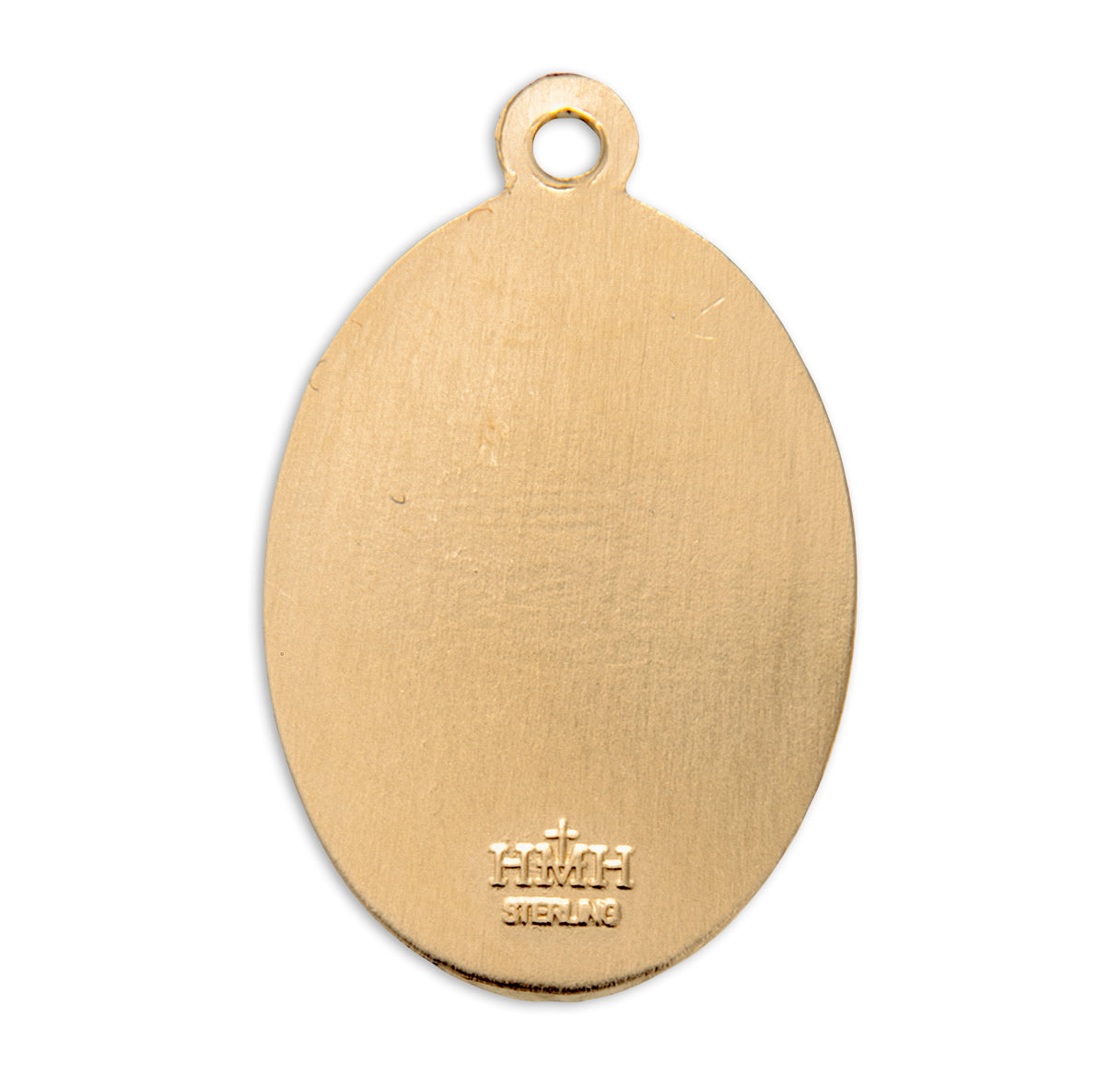 Our Lady of Guadalupe Oval Gold Over Sterling Silver Medal