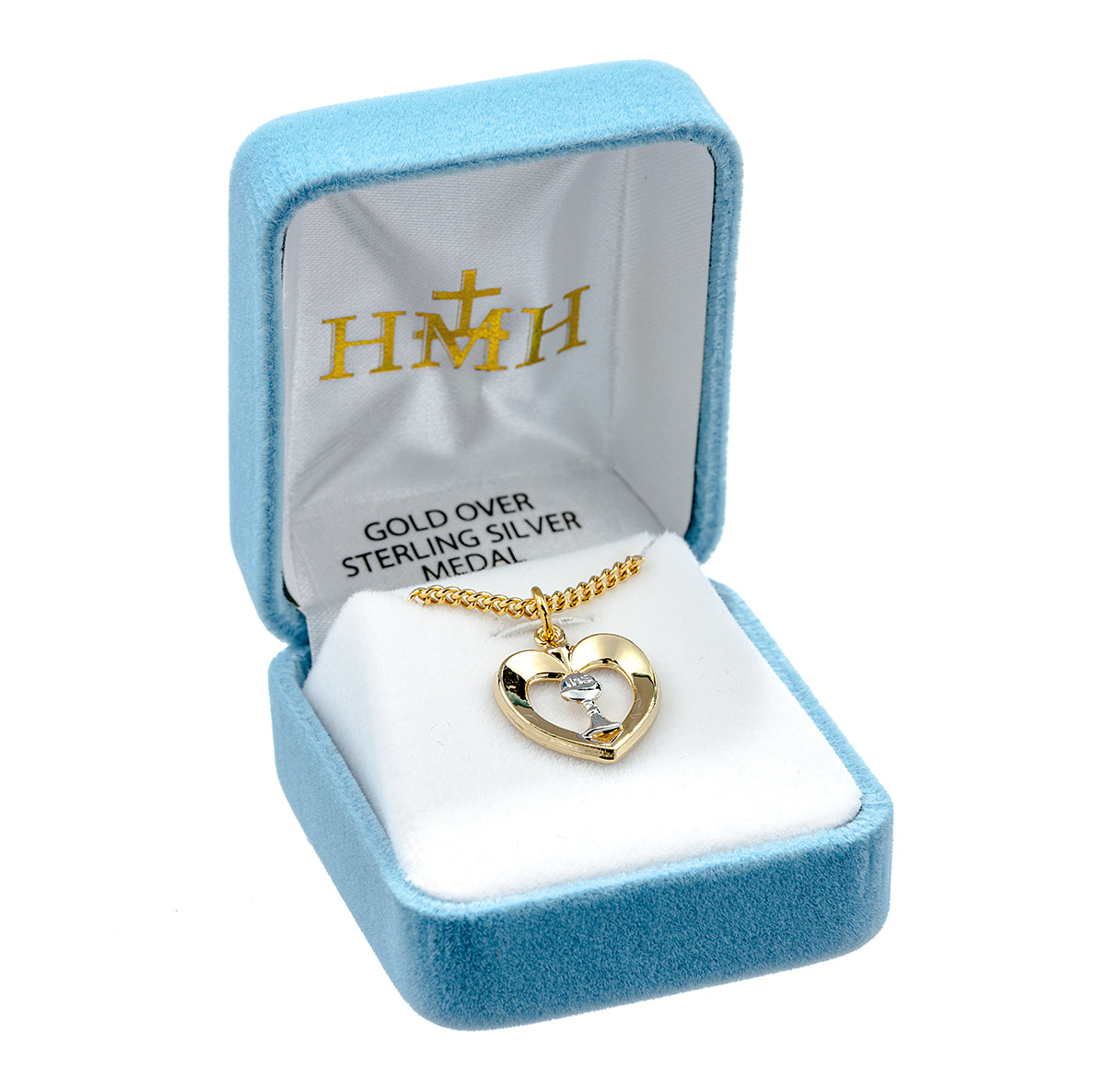 Two-Tone Gold Over Sterling Silver Heart