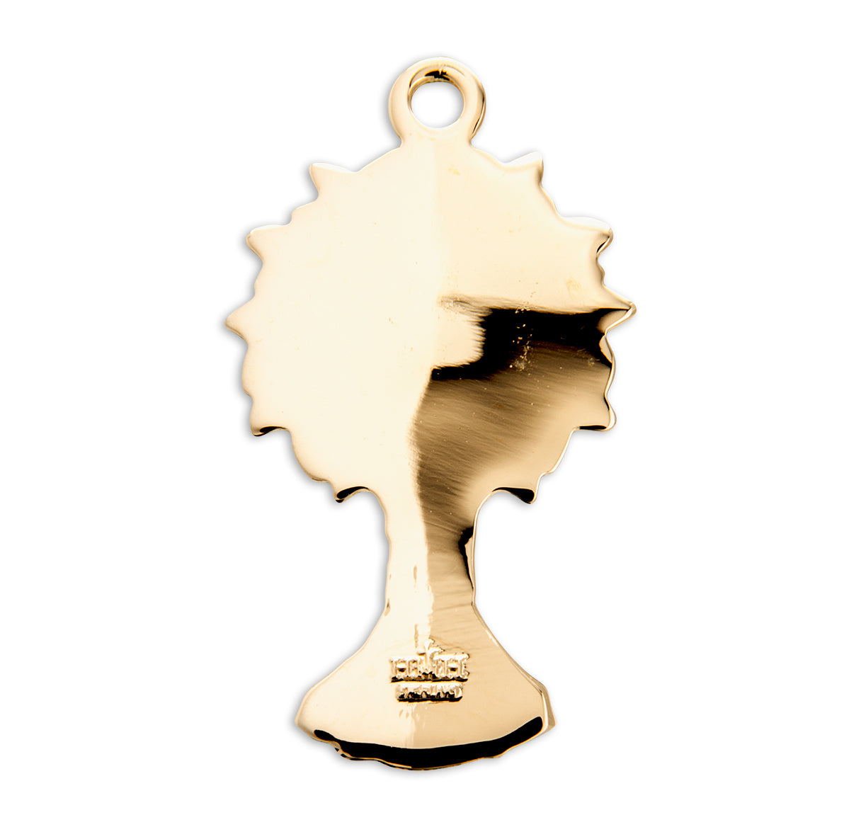 Gold Over Sterling Silver Monstrance Pendant