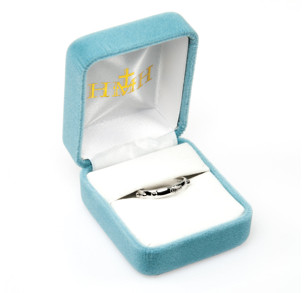 Sterling Silver Rosary Ring Size 12