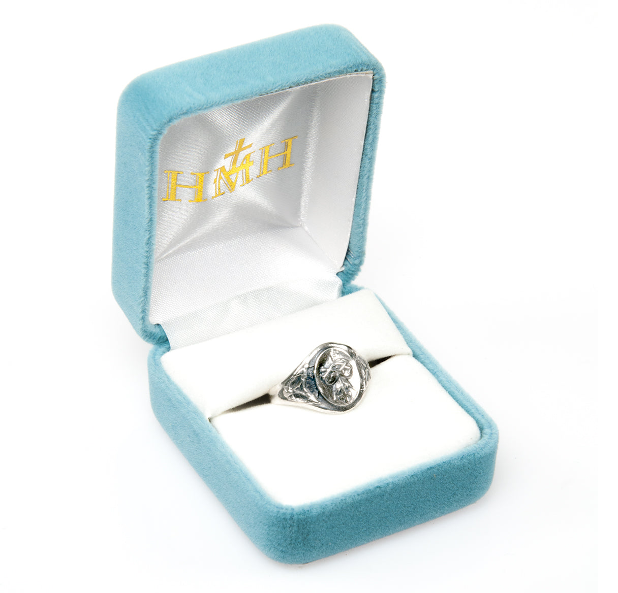 Sterling Silver Sacred Heart of Jesus Ring Size 7