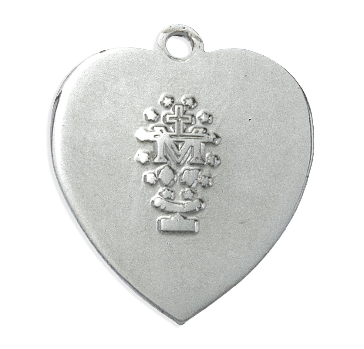 Sterling Silver Enameled Miraculous Medal