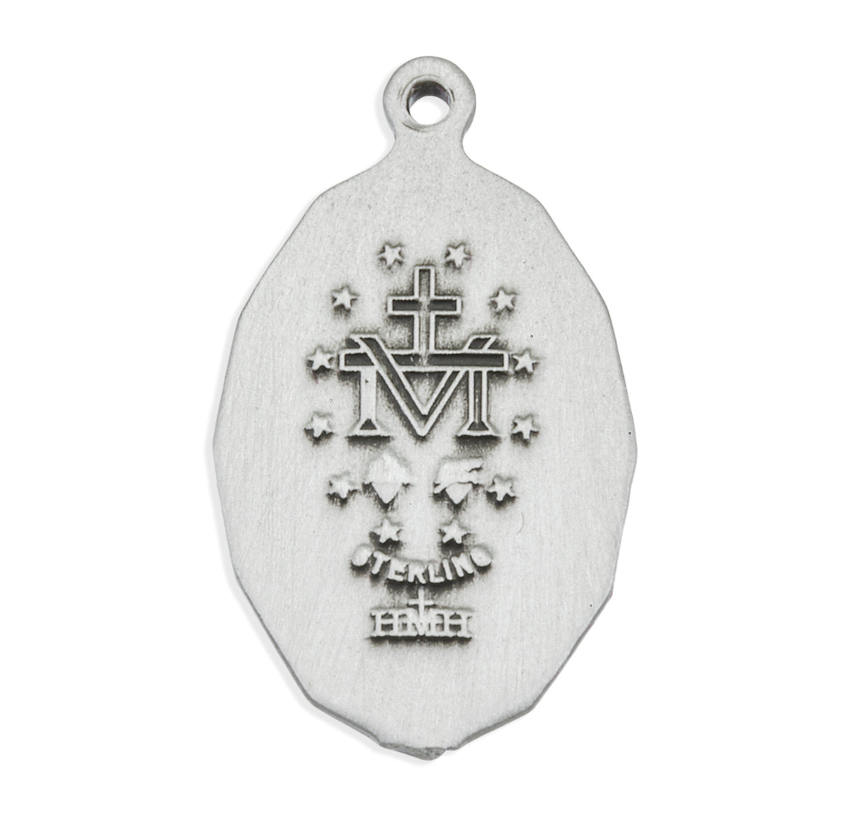 Sterling Silver Oval Miraculous Medal