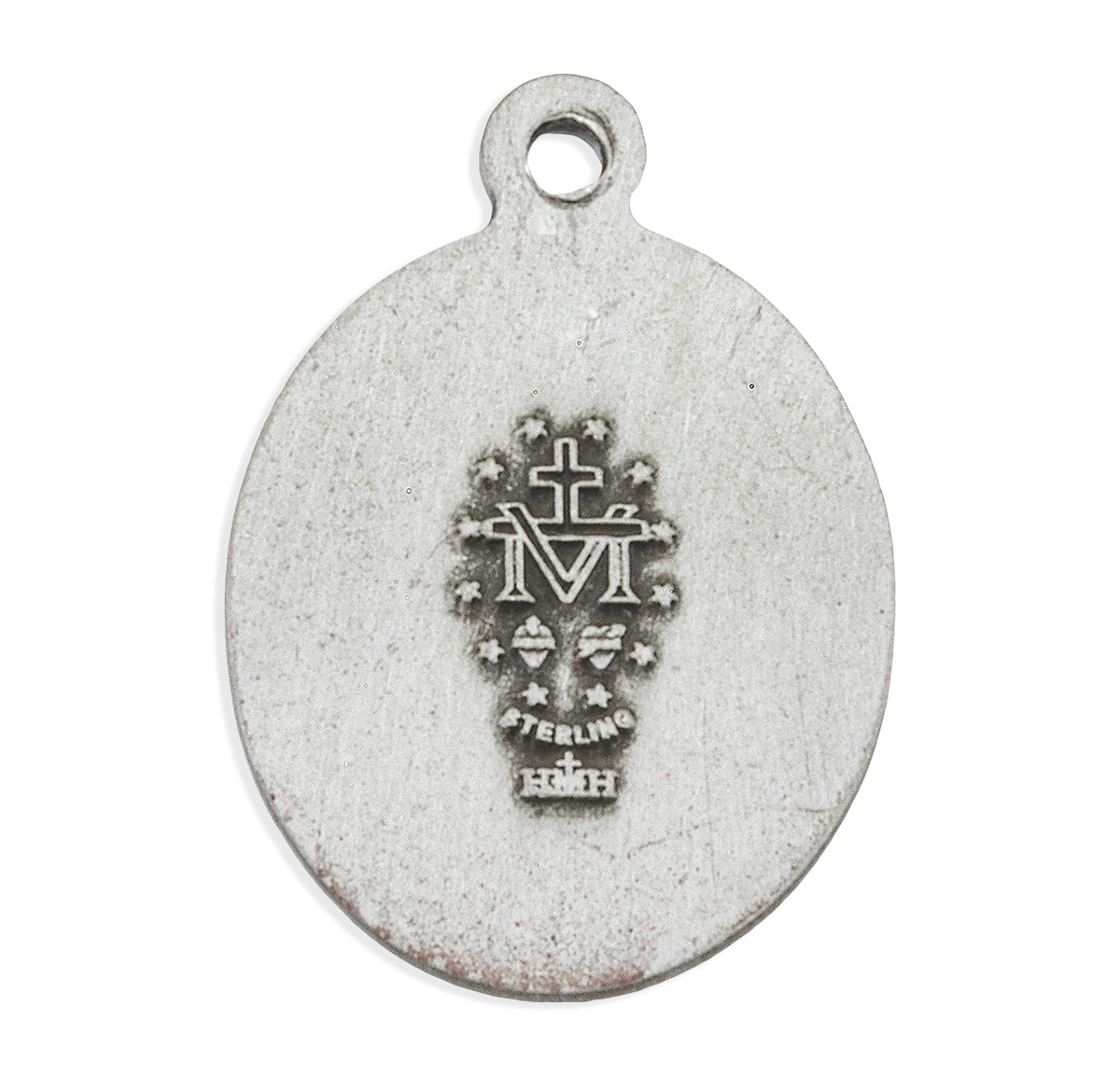 Sterling Silver Oval Miraculous Medal