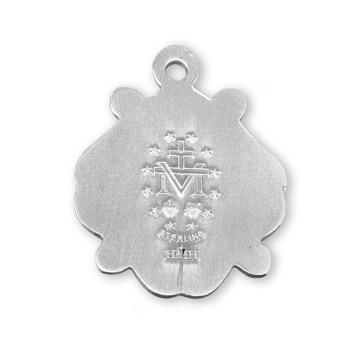 Sterling Silver Miraculous Medal Celtic Knot