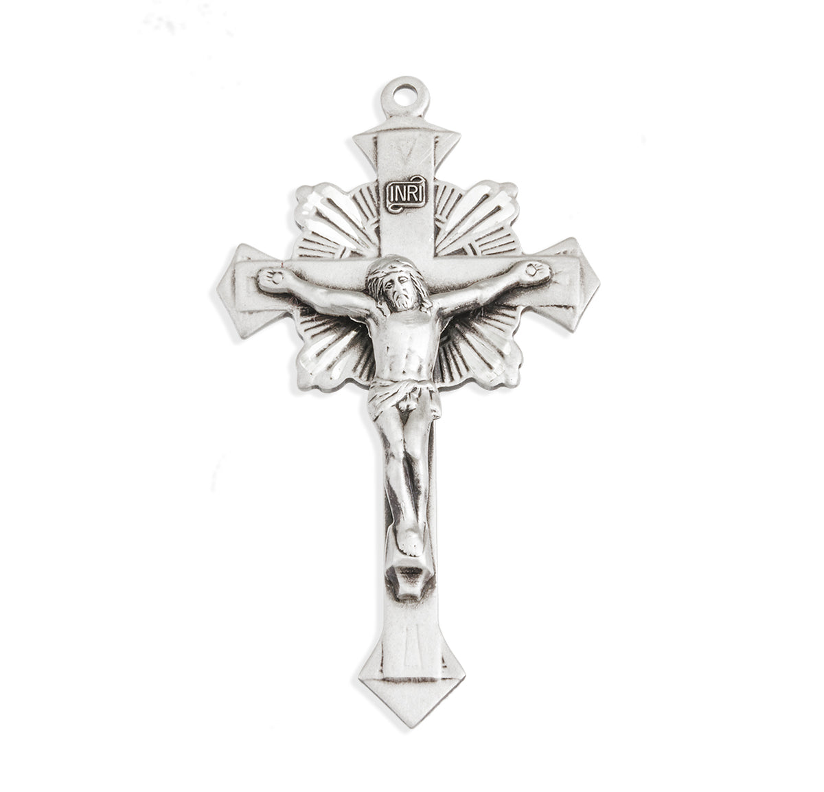 Flare End Sterling Silver Crucifix