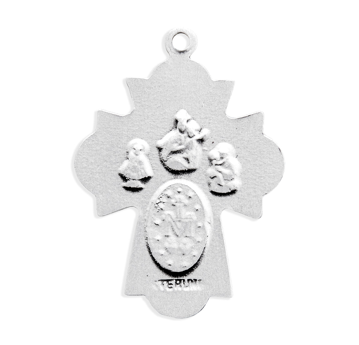 Sterling Silver 4-Way Medal