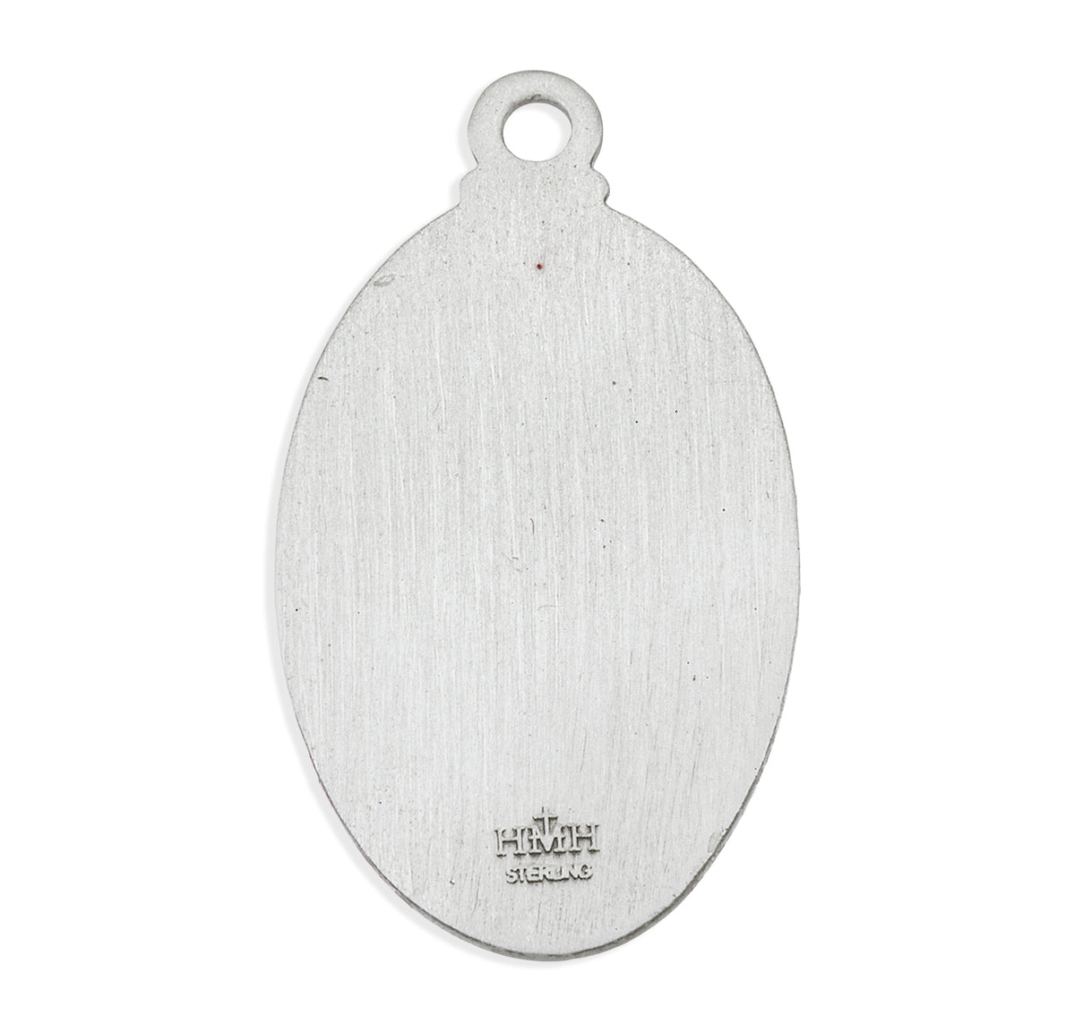 Saint Christopher Oval Sterling Silver Medal