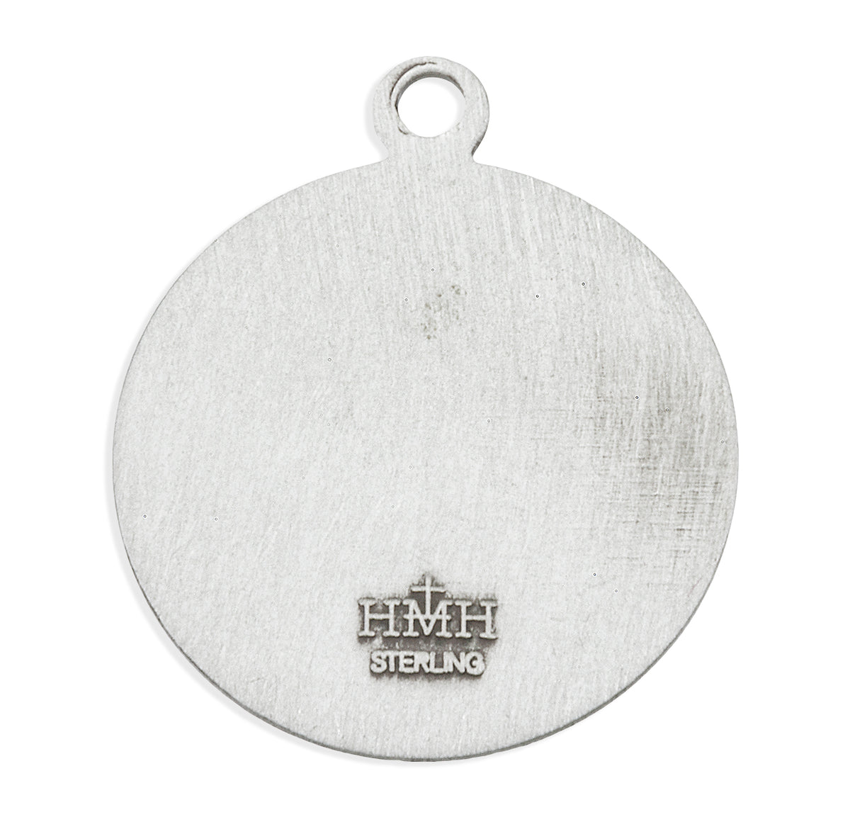 Saint Christopher Round Sterling Silver Medal