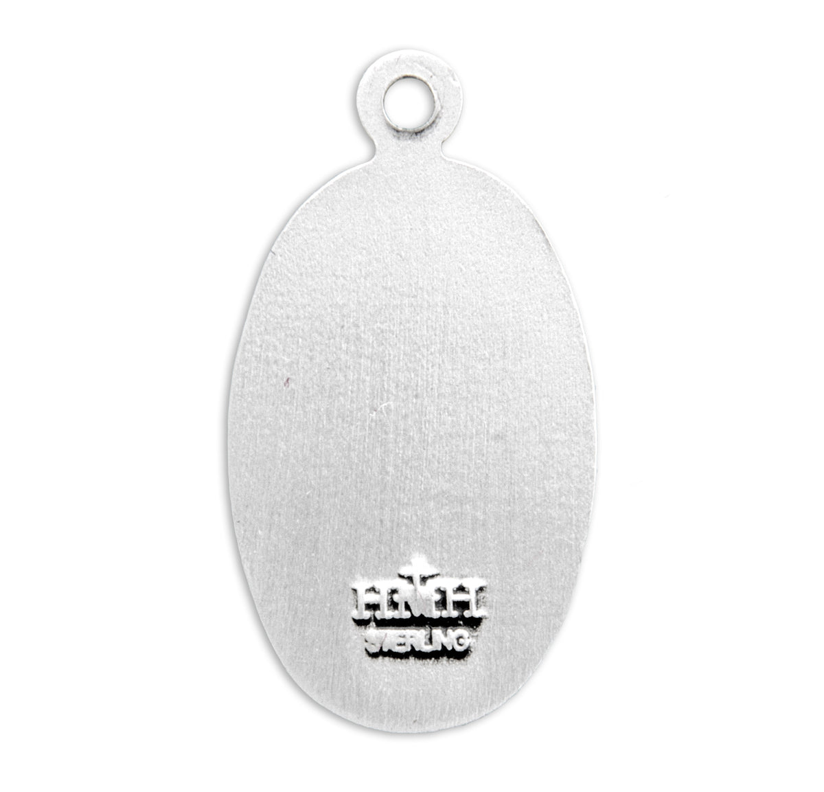 Saint Michael Oval Sterling Silver Medal