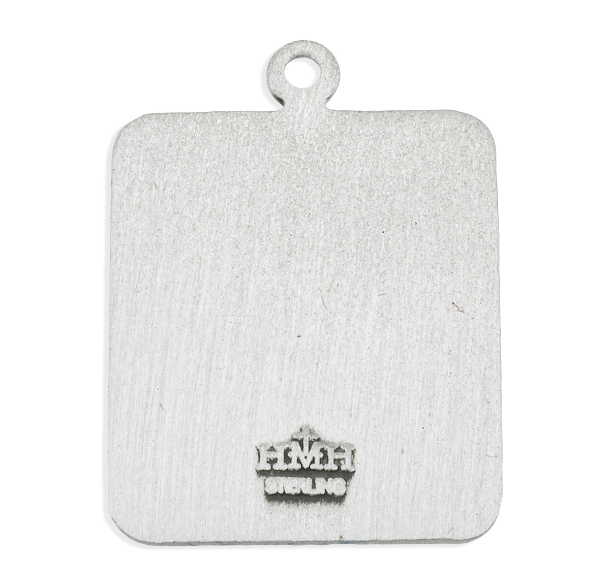 Saint Michael Square Sterling Silver Medal