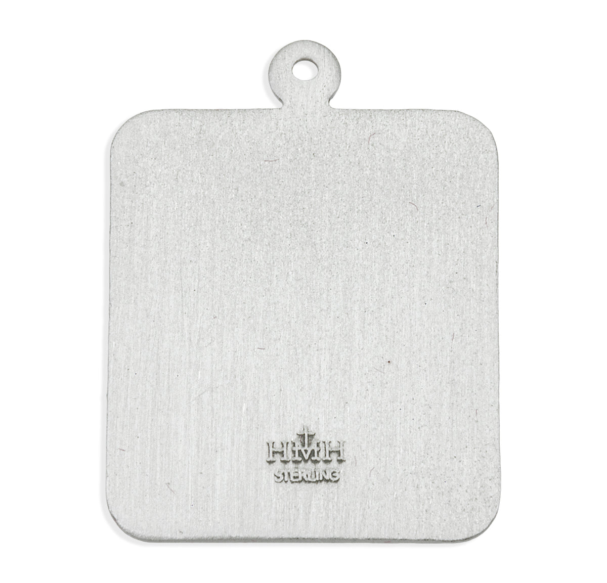 Saint Michael Square Sterling Silver Medal