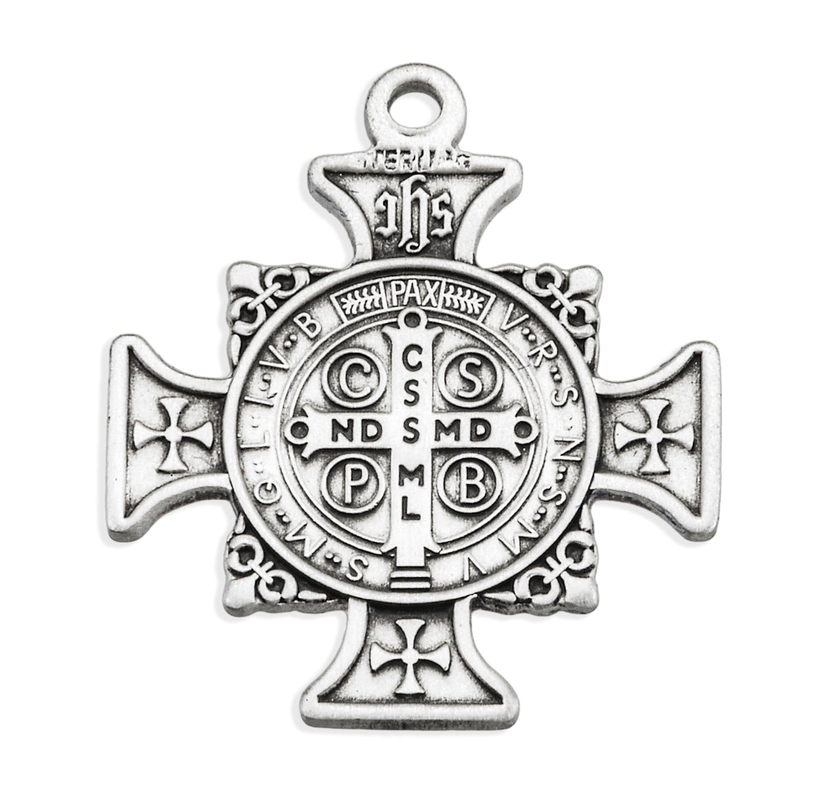 Sterling Silver Maltese Benedictine Medal
