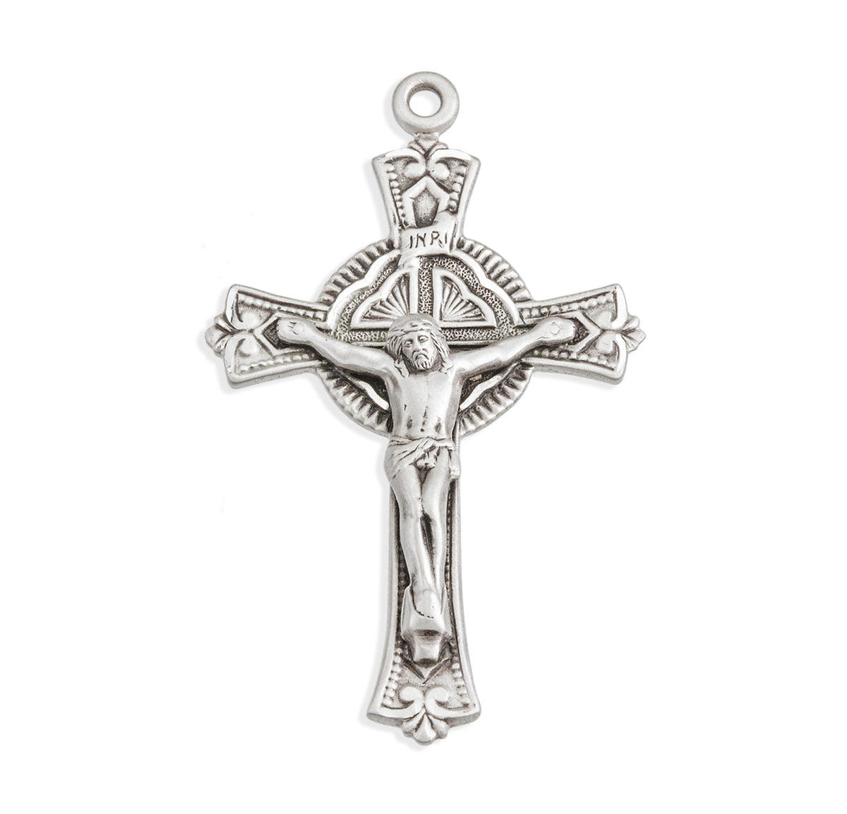 Sterling Silver Fine Detailed Crucifix