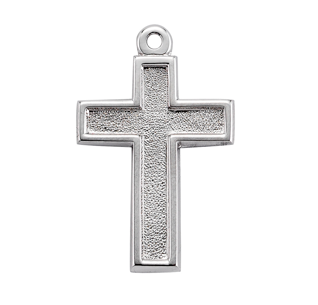Sterling Silver Hammered Cross