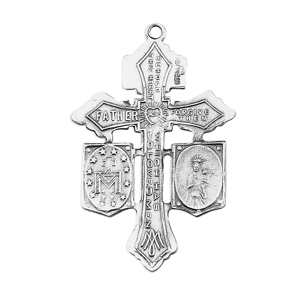 Sterling Silver Pardon Crucifix-Combination Medal