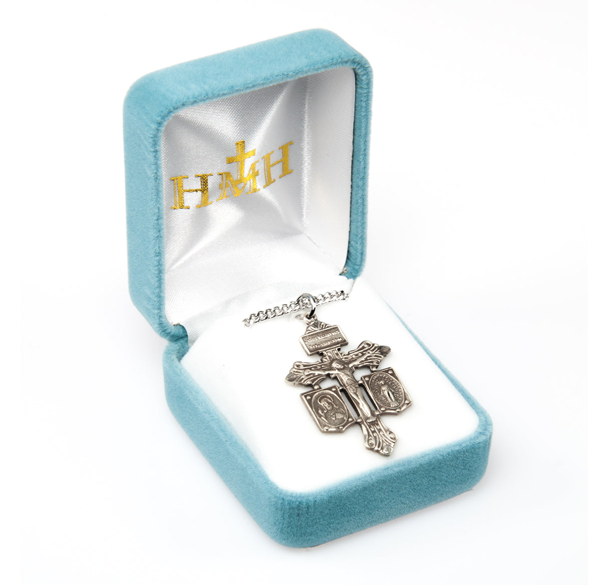 Sterling Silver Pardon Crucifix-Combination Medal