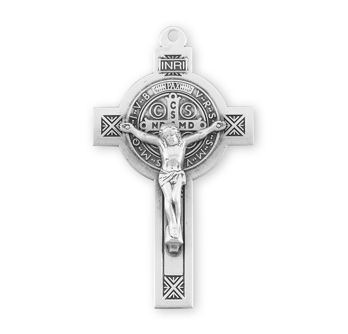 Saint Benedict Jubilee Sterling Silver Medal/Crucifix