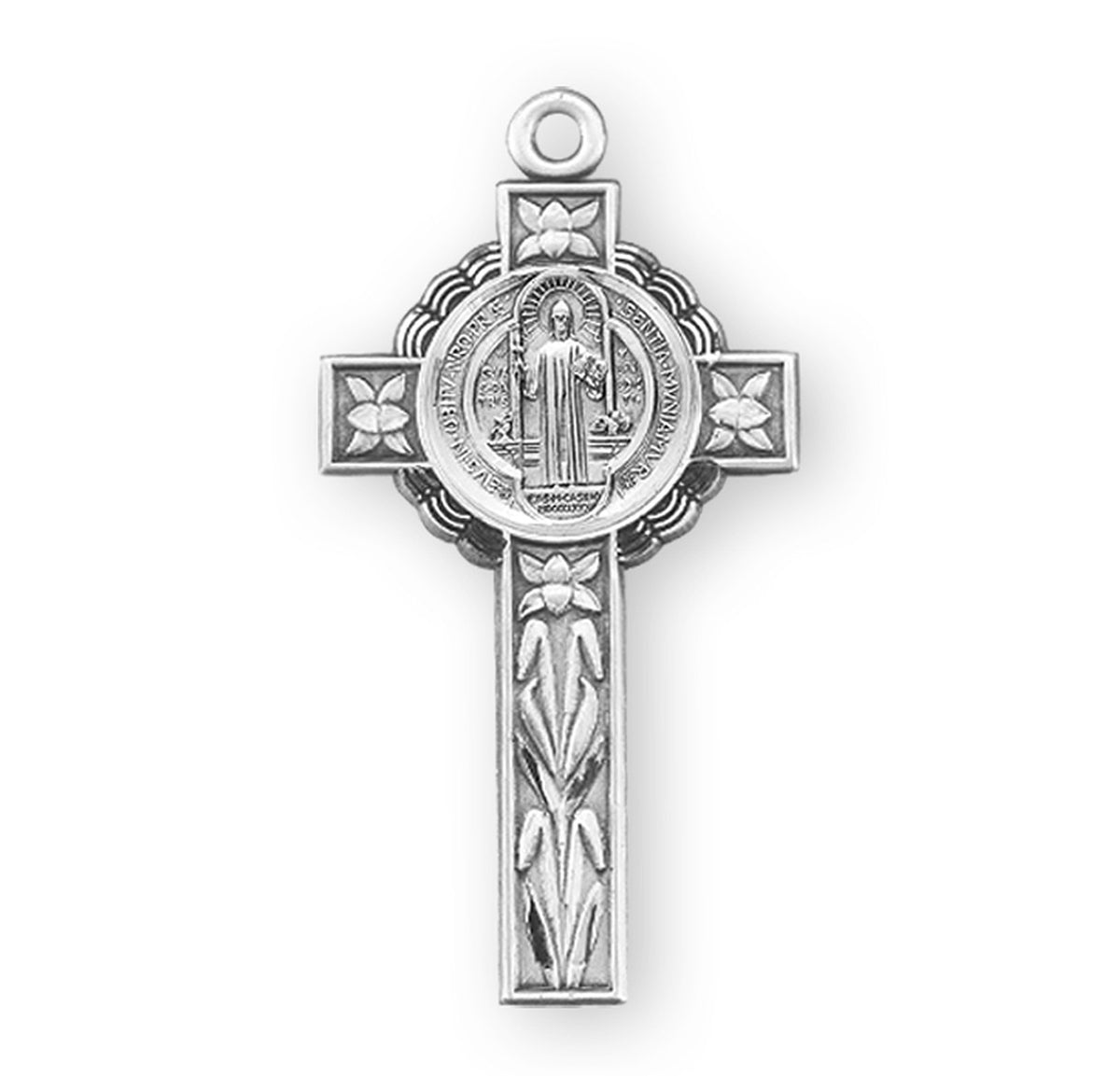 Saint Benedict Jubilee Sterling Silver Medal/Crucifix