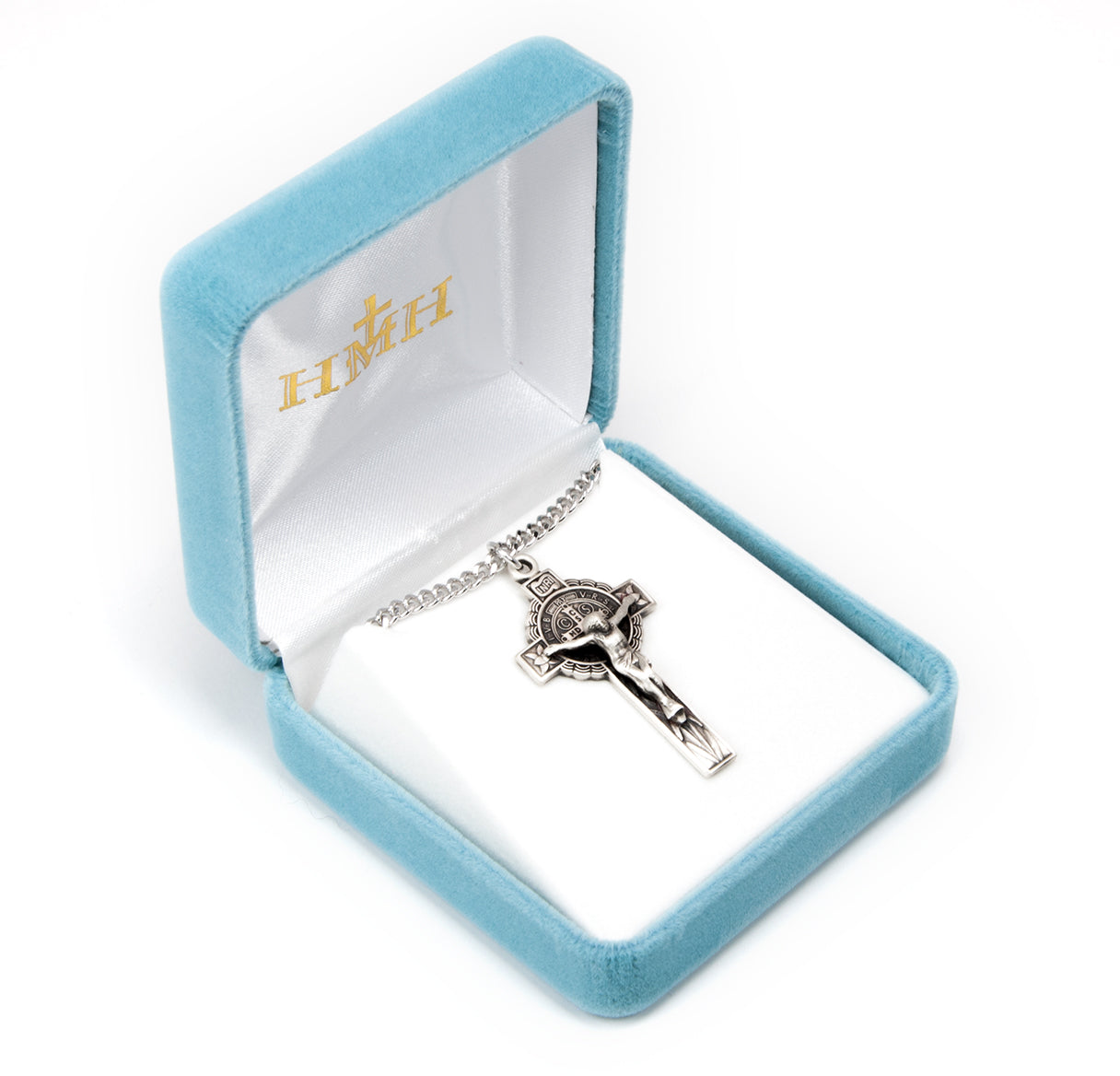 Saint Benedict Jubilee Sterling Silver Medal/Crucifix