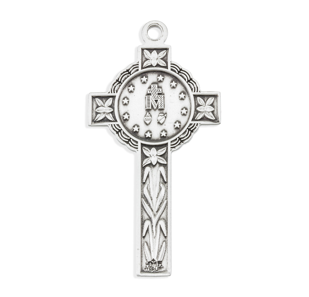 Miraculous Sterling Silver Medal/Crucifix