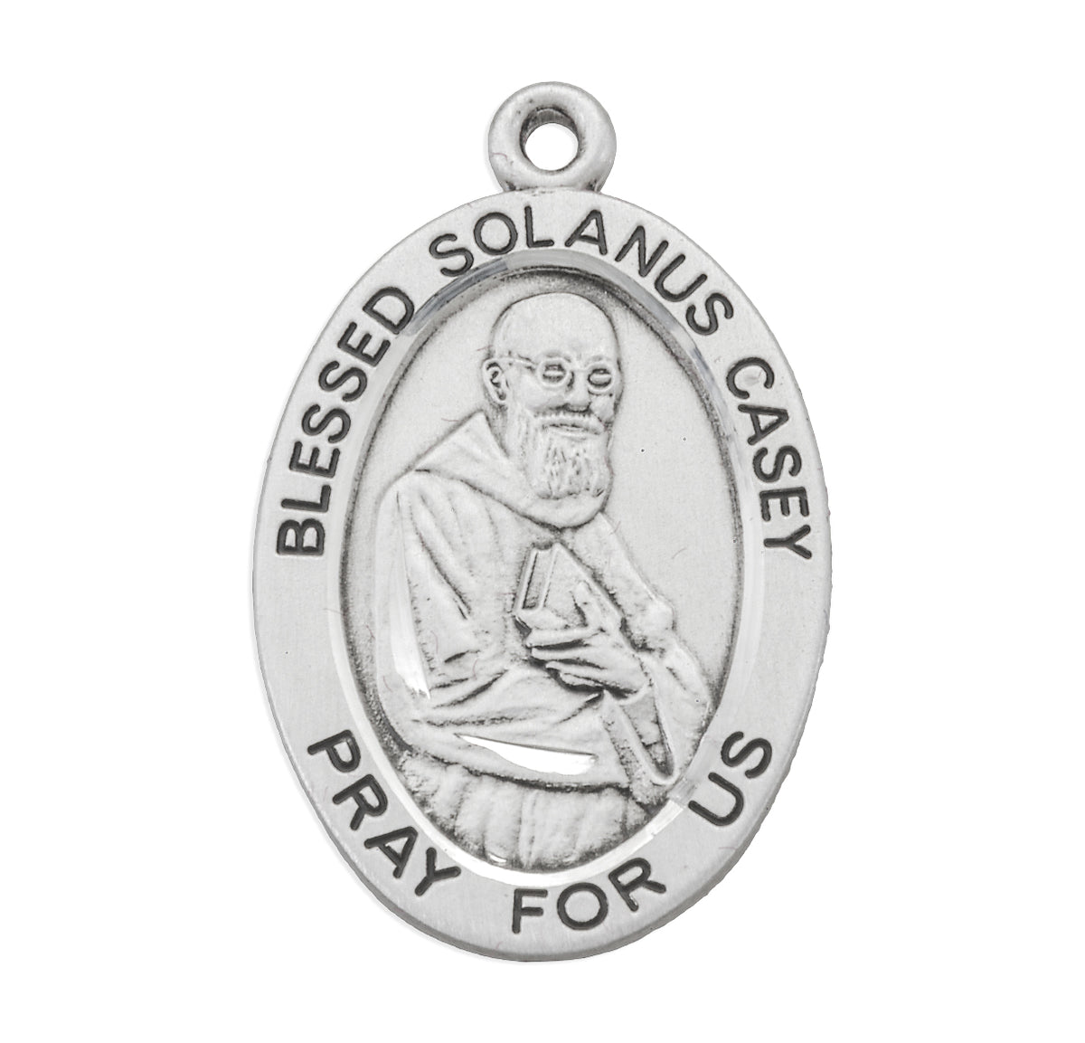 Blessed Solanus Casey Oval Sterling Silver Medal