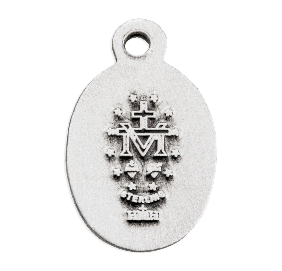 Sterling Silver Oval Miraculous Medal
