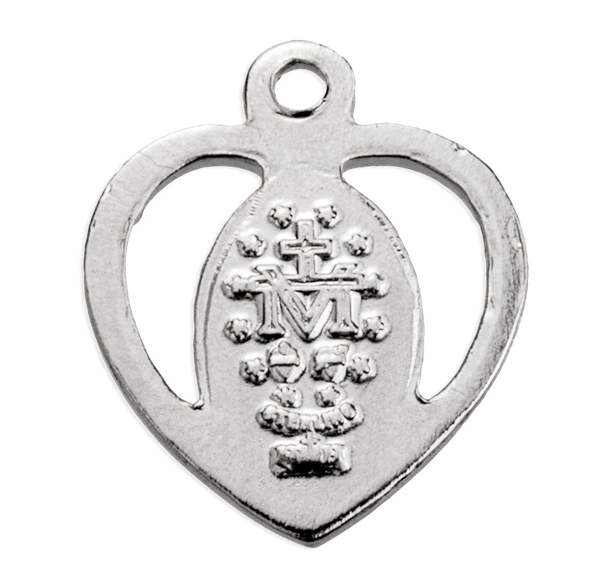Sterling Silver Blue Enameled Miraculous Medal