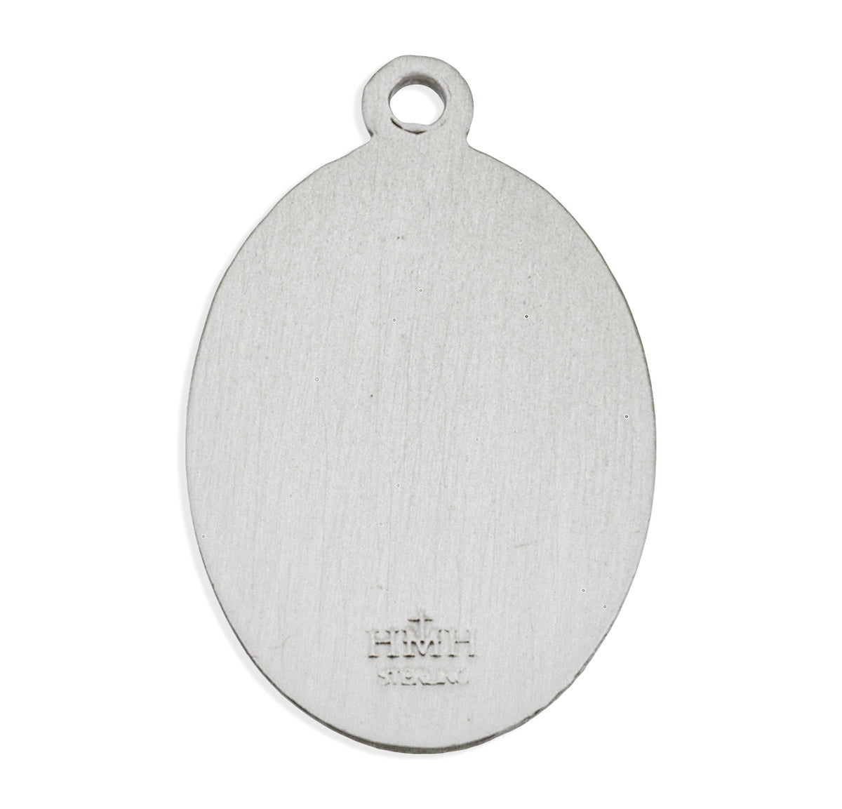 Saint Joseph Terror of Demons Oval Sterling Silver Medal