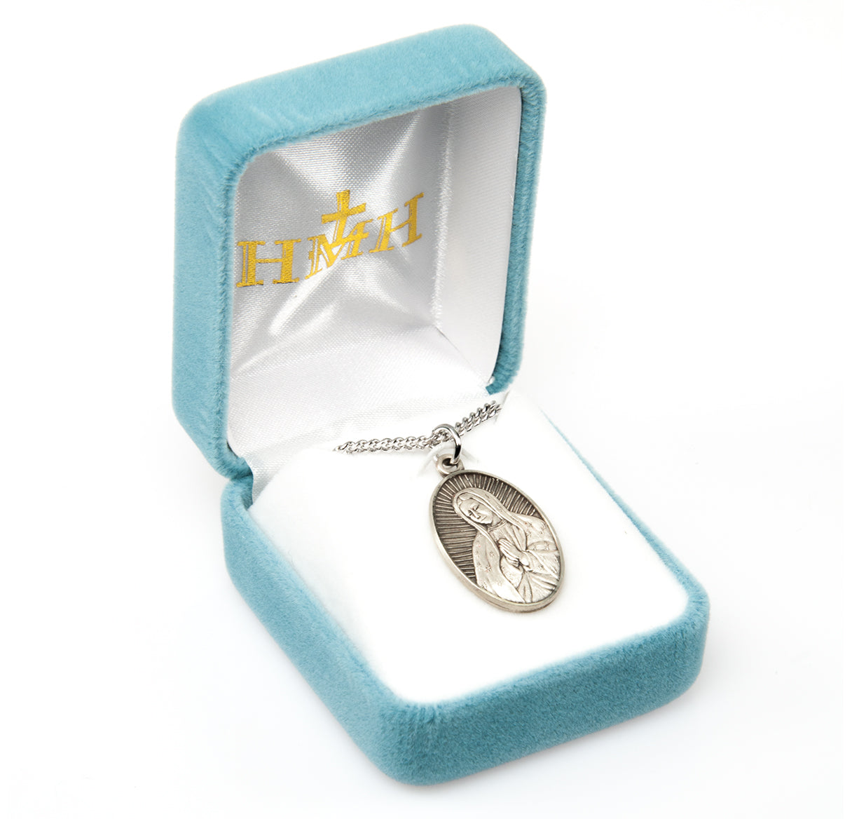 Our Lady of Guadalupe Oval Sterling Silver Medal