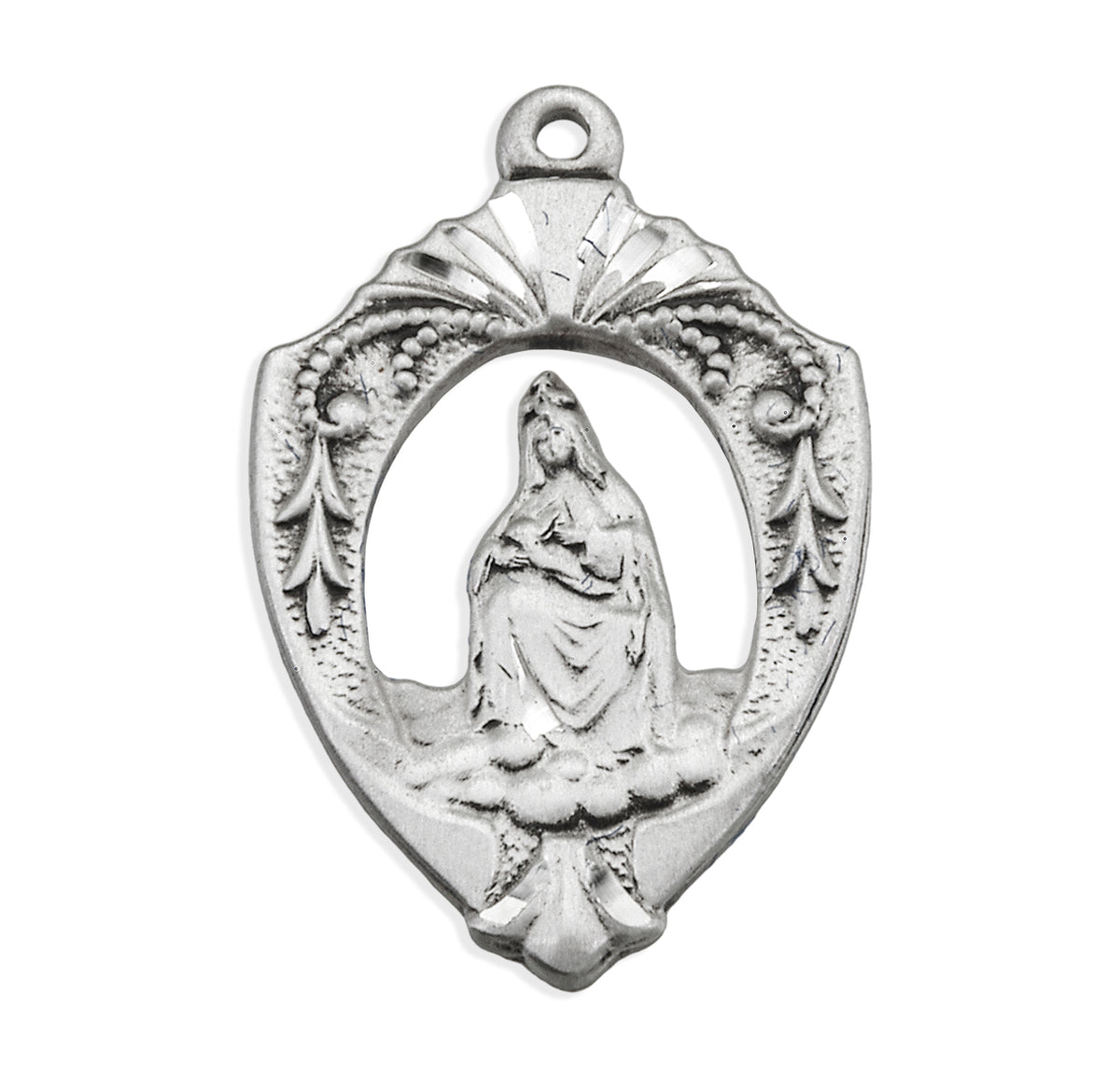 Our Lady of Laleche English Version Sterling Silver Medal