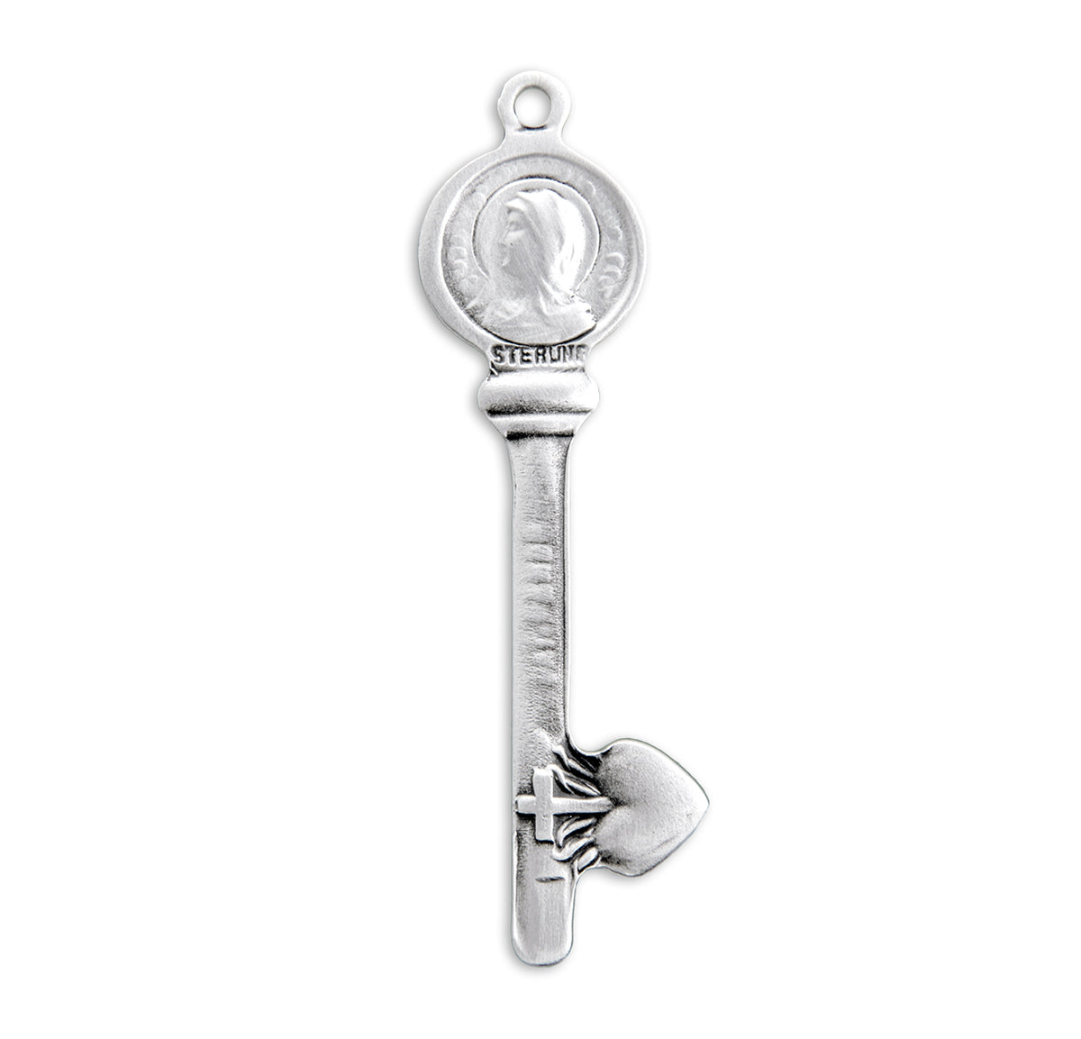 Hearts of Sympathy Sterling Silver Key