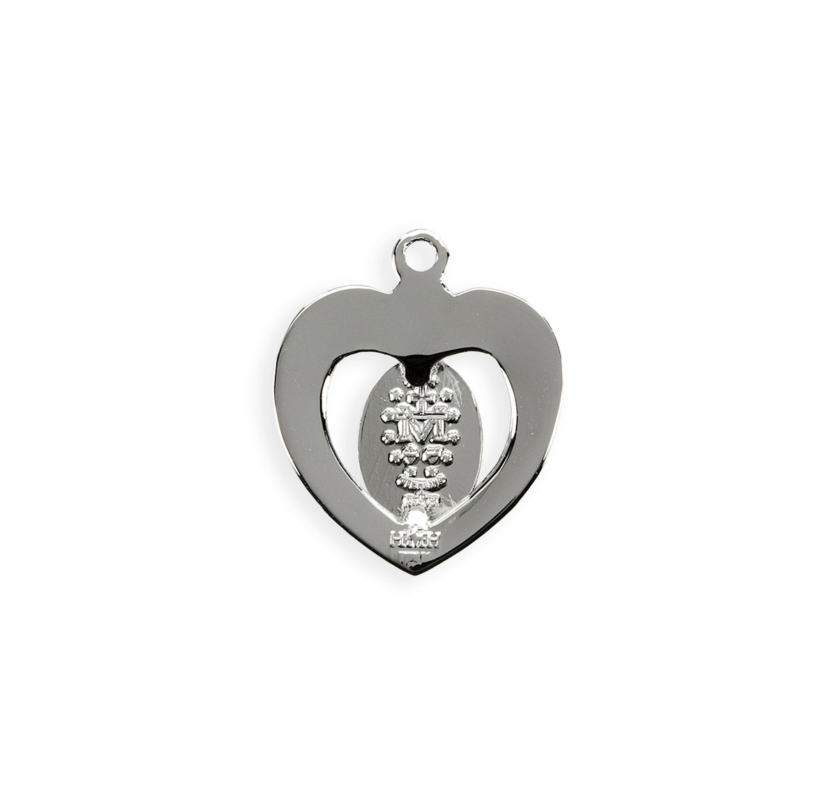 Sterling Silver Oval Two-Tone Miraculous Medal