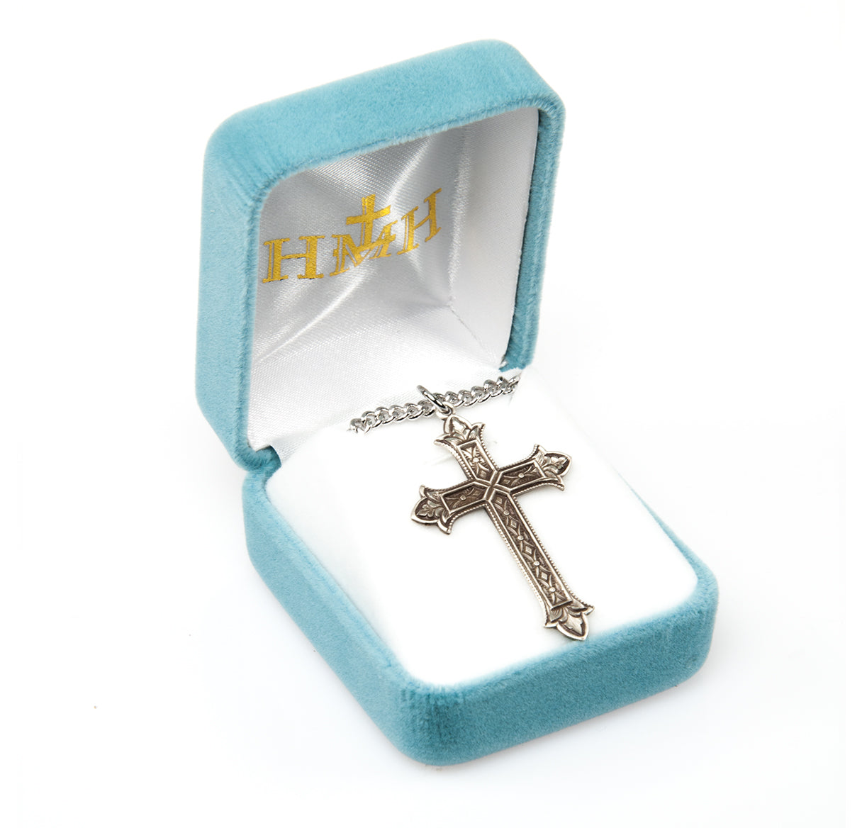 Sterling Silver Detailed Cross