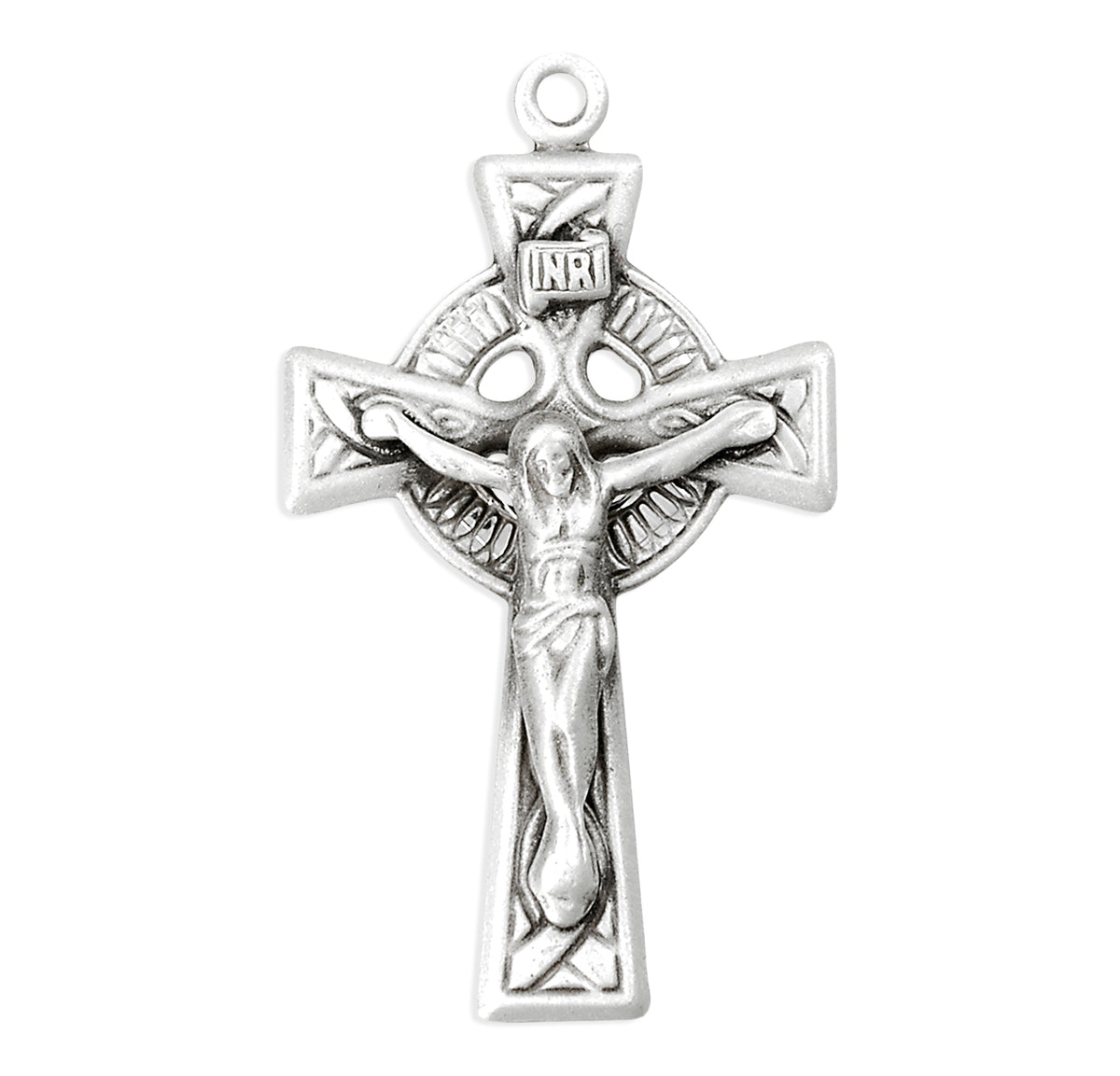 Sterling Silver Irish Celtic Crucifix Pendant