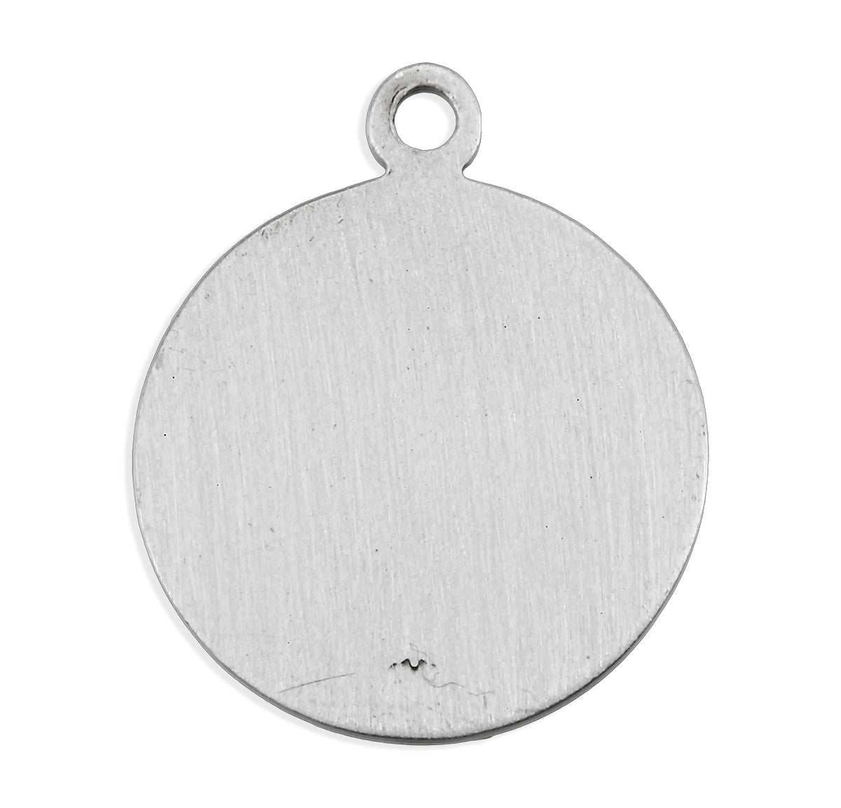 Patron Saint Christina Round Sterling Silver Medal