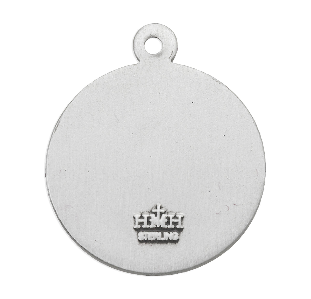Patron Saint Joan of Arc Round Sterling Silver Medal