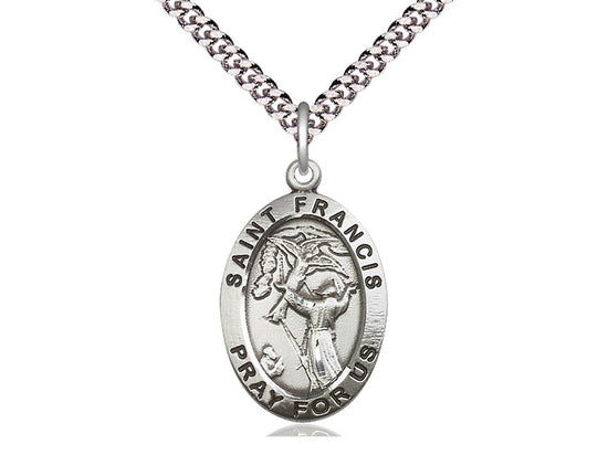 St. Francis of Assisi Sterling Silver Medal