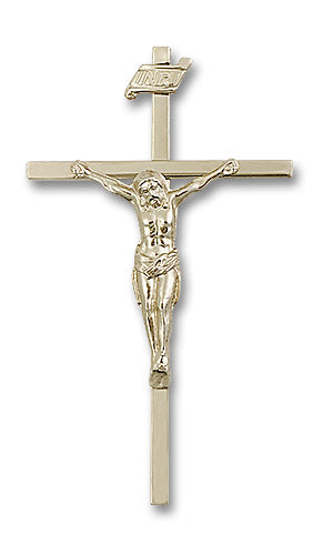 14kt Gold Crucifix Medal