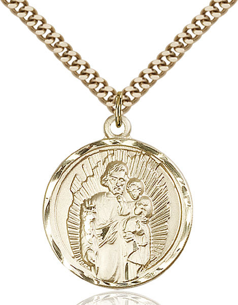 14kt Gold Filled Saint Joseph Pendant