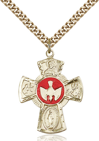 14kt Gold Filled 5-Way Pendant