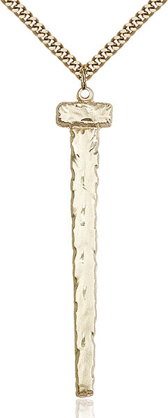 14kt Gold Filled Nail Pendant