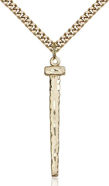 14kt Gold Filled Nail Pendant