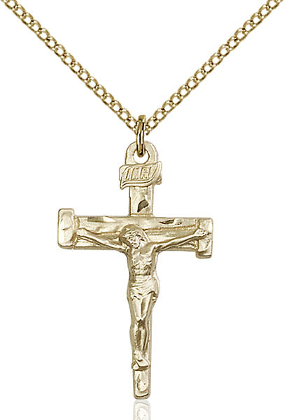 14kt Gold Filled Nail Crucifix Pendant