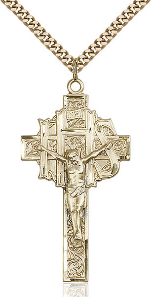 14kt Gold Filled Crucifix Pendant