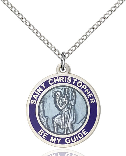 Sterling Silver Saint Christopher Pendant